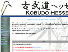 Tablet Screenshot of kobudo-hessen.de